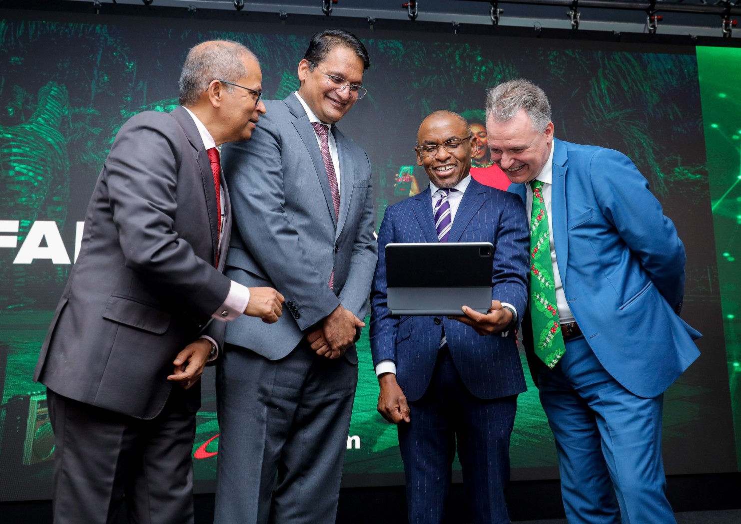 Dilip Pal, Adil Khawaja, Peter Ndegwa and Wim Vanhelleputte.